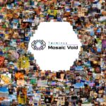 写真を重ねて配置し、中央にTerminus Mosaic Voidのロゴと空白を設けたモザイクアート